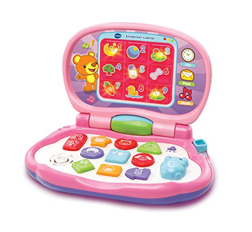 VTech Baby 80-191254 - Entdecker-Laptop pink, Babyspielzeug