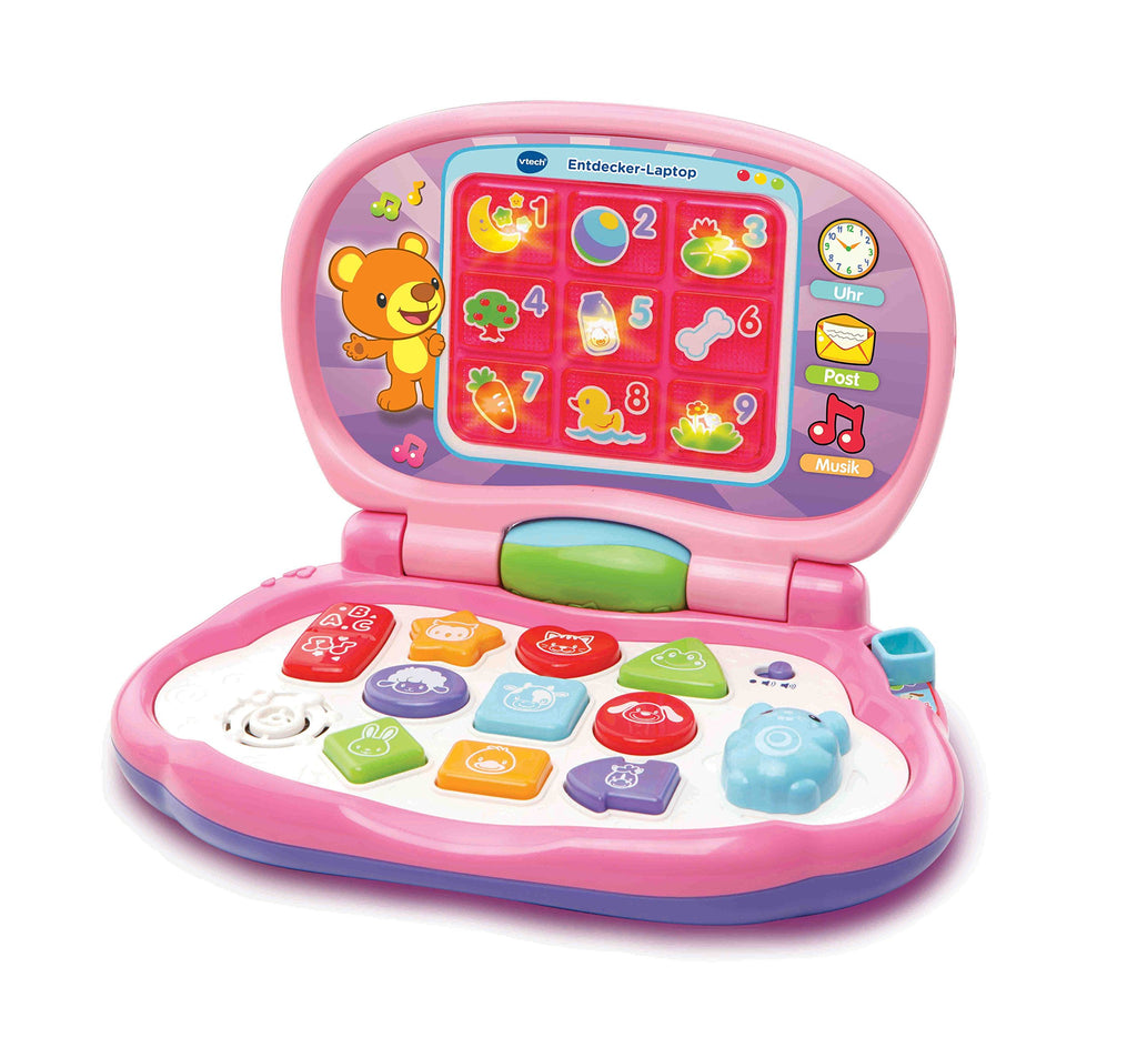 VTech Baby 80-191254 - Entdecker-Laptop pink, Babyspielzeug