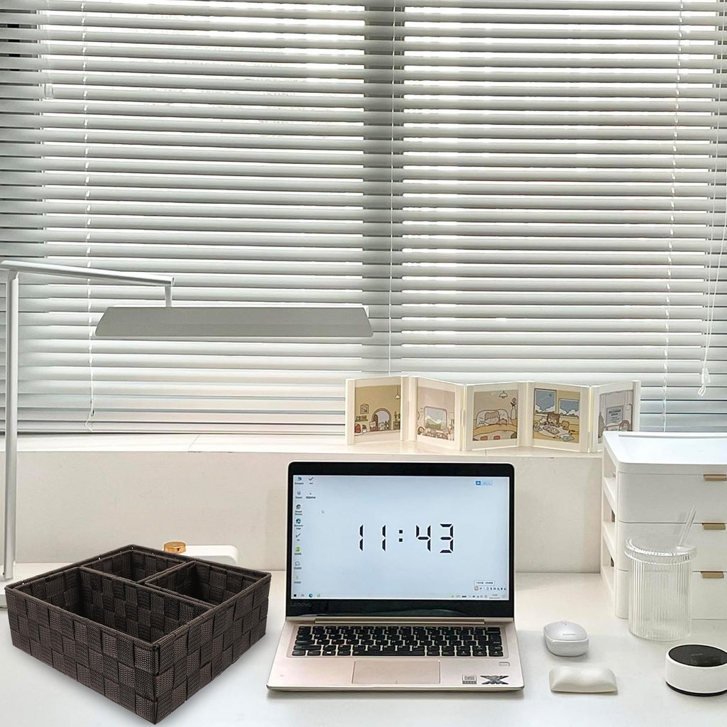 LALAFINA 4 Stück Desktop Organizer Würfel aus Nylon und Eisen