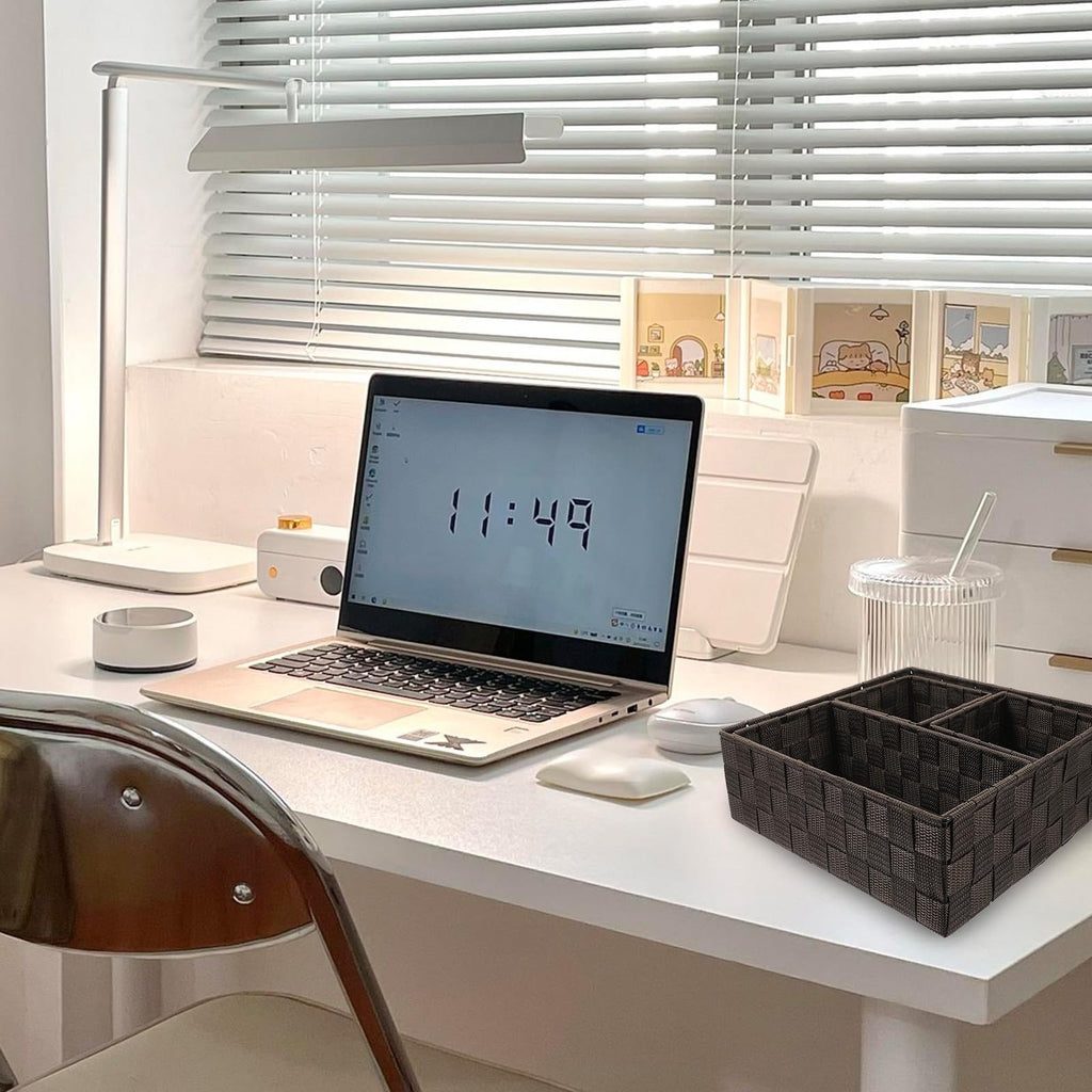 LALAFINA 4 Stück Desktop Organizer Würfel aus Nylon und Eisen