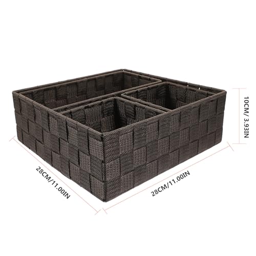 LALAFINA 4 Stück Desktop Organizer Würfel aus Nylon und Eisen