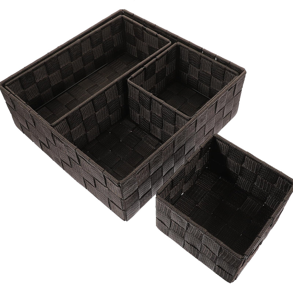 LALAFINA 4 Stück Desktop Organizer Würfel aus Nylon und Eisen