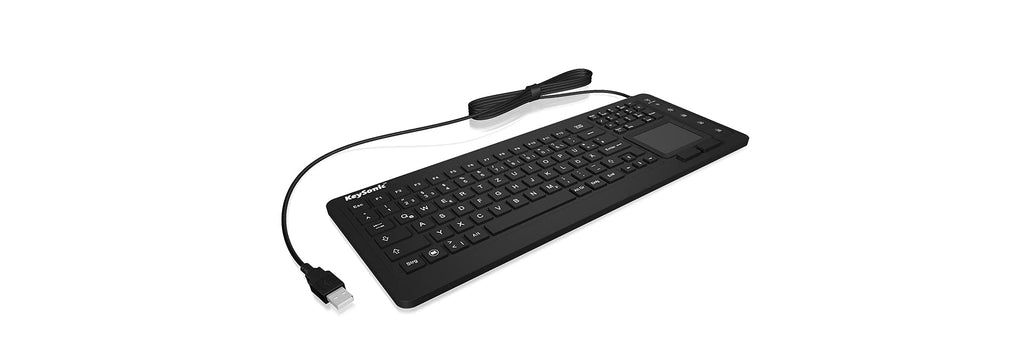 ICY BOX Industrietastatur beleuchtet Touchpad IP68 KSK-6231INEL_DE_Black