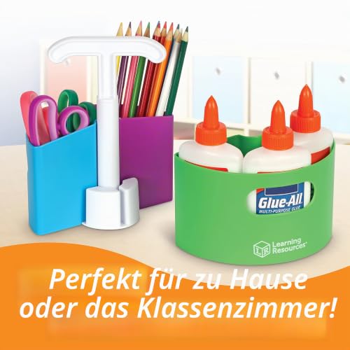 Learning Resources Create-A-Space Mini Aufbewahrungszentrum für Utensilien, stiftebox, stiftehalter, kinder schreibtisch organizer & klassenzimmer organisation, stifteköcher, schreibtischorganizer