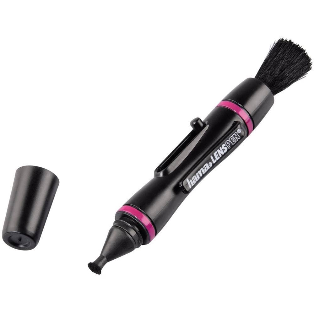 Hama Reinigungsstift für Okulare und Smartphone-Kameras, 9 cm lang, Lenspen MicroPro II, Lila/Schwarz