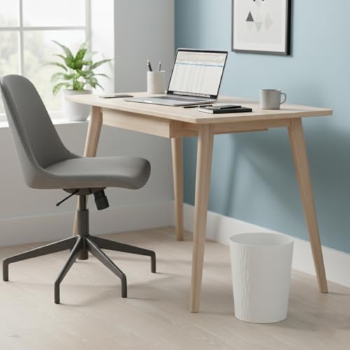 Papierkorb 9099 Mülleimer Papiereimer 30 cm 12L | Weiß