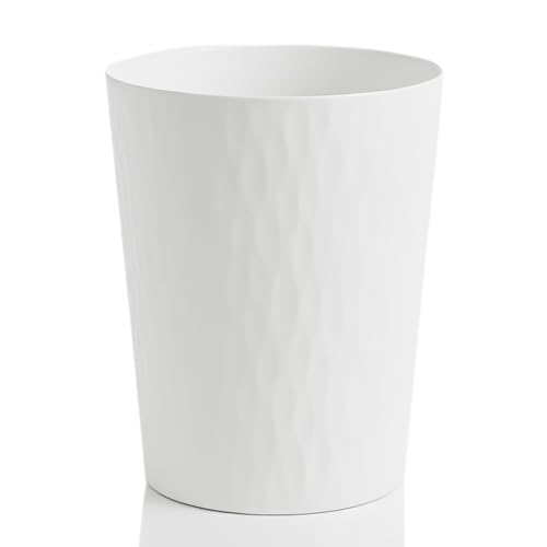 Papierkorb 9099 Mülleimer Papiereimer 30 cm 12L | Weiß