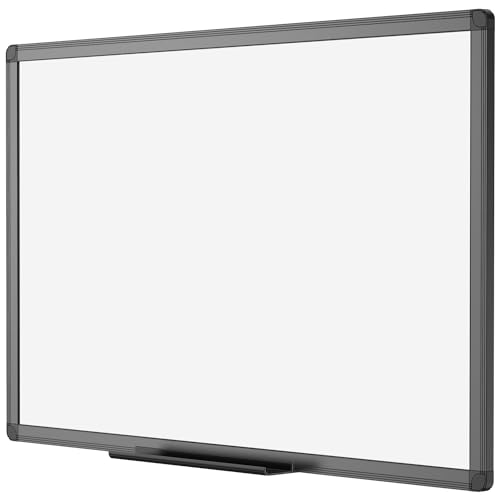 VIZ-PRO Magnetisches Whiteboard 90 x 60 cm, Trocken Abwischbar, Wandmontage