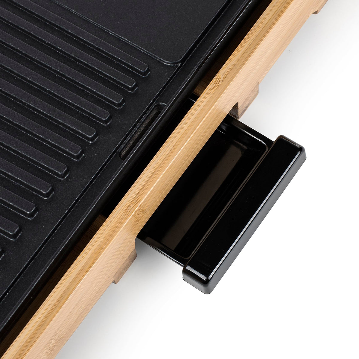 Tristar BP-2641 Bambus XL-Kombinierter Grill mit Teppanyaki-51 x 25,4 cm
