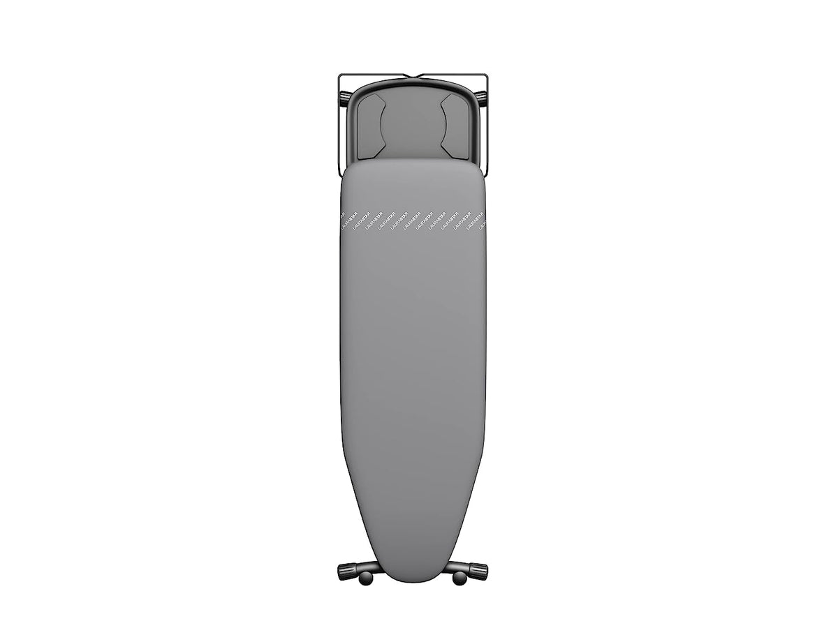 Laurastar Bügelbrett Plusboard, 42cm x 125cm, 100 % Baumwolle, Für meisten Dampfbügelstationen geeignet ist, Verstellbar höhe, Integrierten Rollenpaar, 9Kg, Bequeme Lagerung