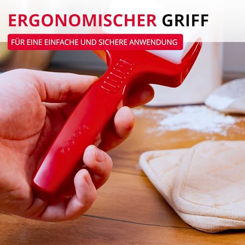 Westmark Backformwalze/-roller für runde Backformen, Konisch geformt, Kunststoff, Rot/Weiß, 31402270