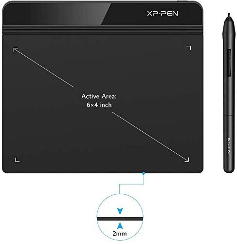 XP-PEN Star G640 Grafiktablett 6x4 Zoll Zeichentablett OSU! Pad mit batterielosem Stift 20 Ersatzminen