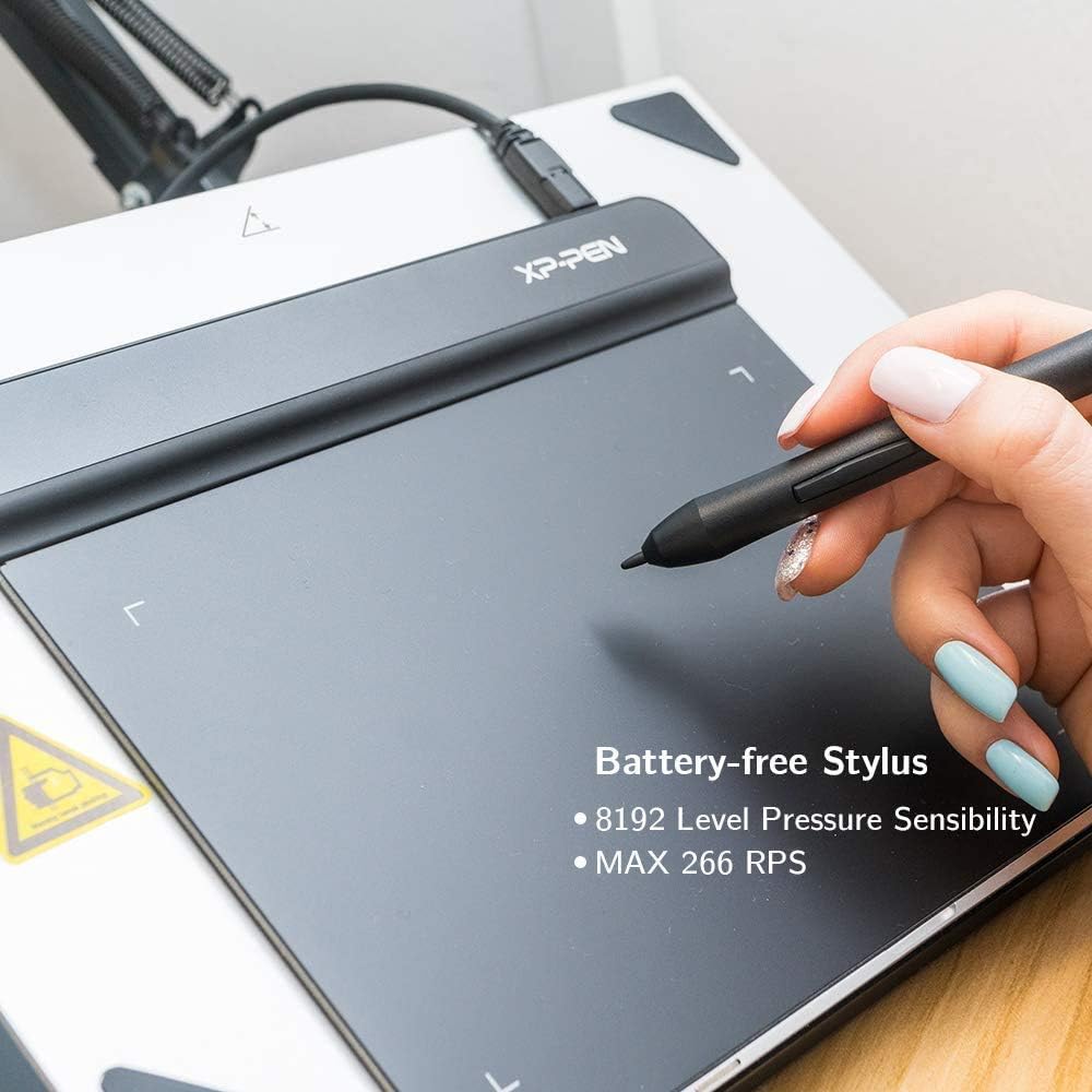 XP-PEN Star G640 Grafiktablett 6x4 Zoll Zeichentablett OSU! Pad mit batterielosem Stift 20 Ersatzminen