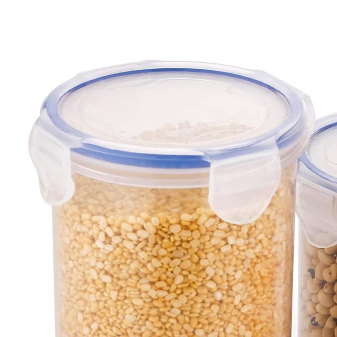 LocknLock PP Classic Frischhaltedose Rund, 1,8 L, Ø 14,2 x 18,6 cm, Gefrier-& Kühlschrank Organizer, Spülmaschinen-& Mikrowellengeeignet