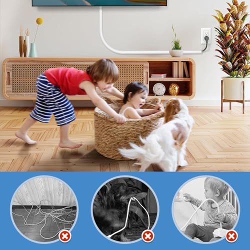 3 Meter Kabelkanal Selbstklebend,Flexibler Kabelschlauch Weiß Halbrund