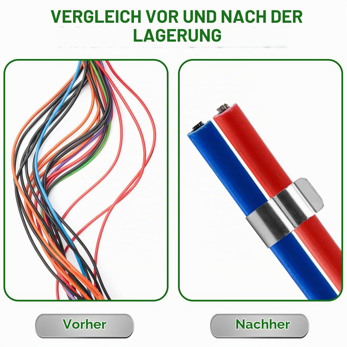 50 Stück Solarmodul Kabelclips, Solar PV Edelstahl Kabelklemmen, Anhänger Drahtclips Anhängerrahmen Drahtklemmen Solarmodul Fixierung, für Laptop Ethernet Kabel Büro(2 * 2) (A 2)