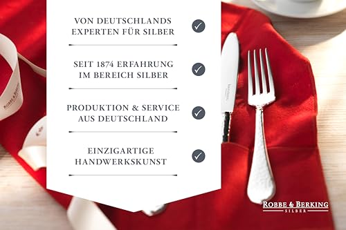 Robbe & Berking Silberbesteck-Abdecktuch für 185-teilige Bestecke | Anlaufschutz aus samtweichem Baumwollflanell, 51,5 x 38,5 cm