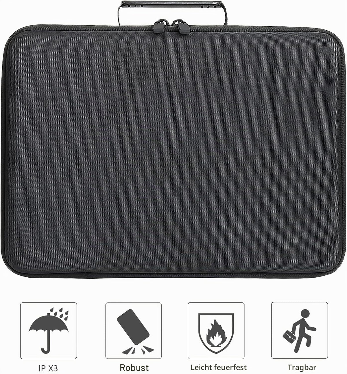 co2CREA Harte Tasche für EPSON Workforce WF-100W Tragbarer Mobiler Drucken