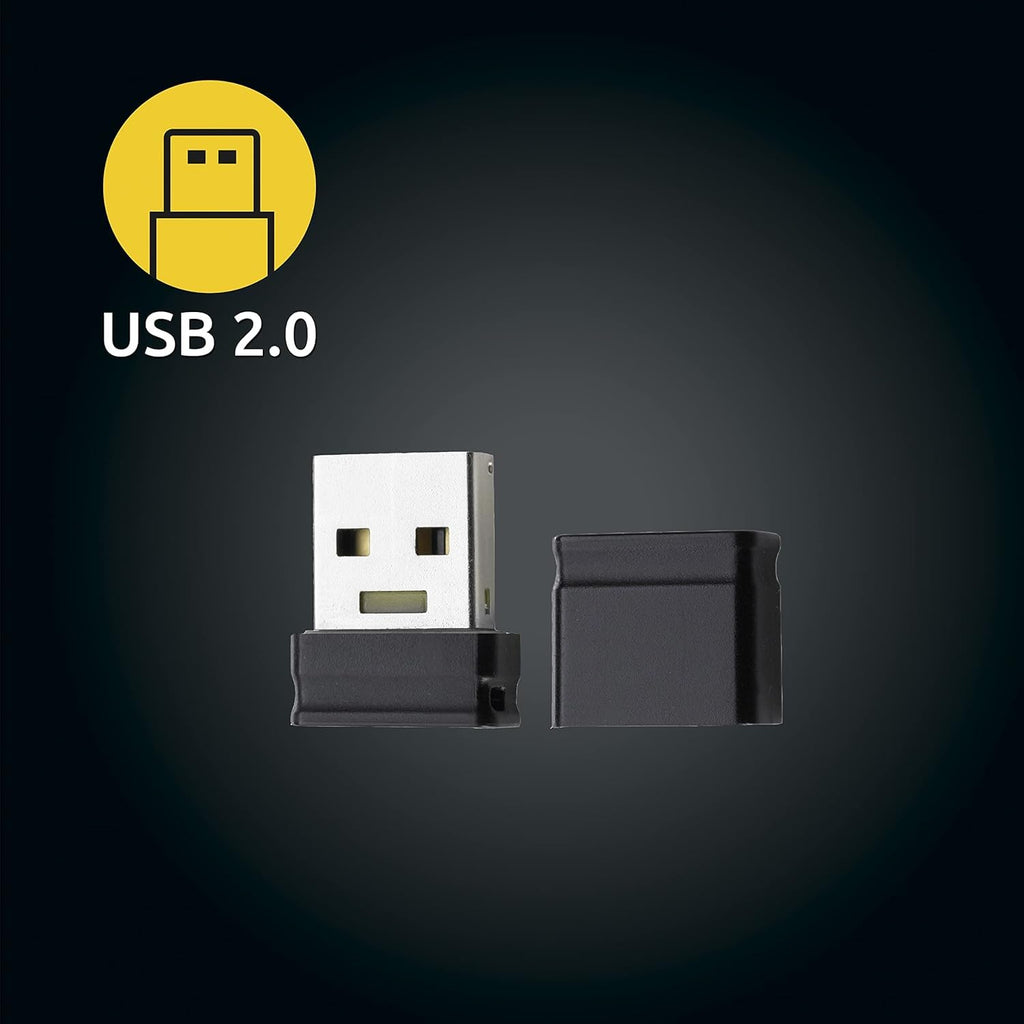 Intenso 3500480 Micro Line 32 GB USB-Stick USB 2 schwarz, 32GB - USB 2.0