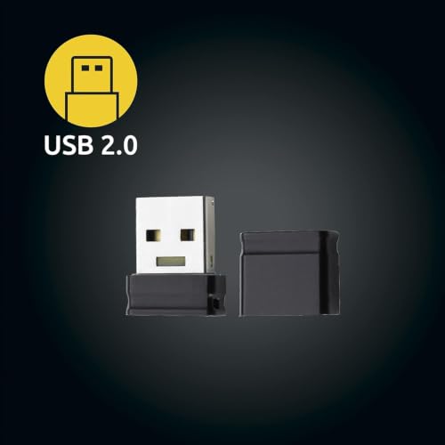 Intenso 3500480 Micro Line 32 GB USB-Stick USB 2 schwarz, 32GB - USB 2.0