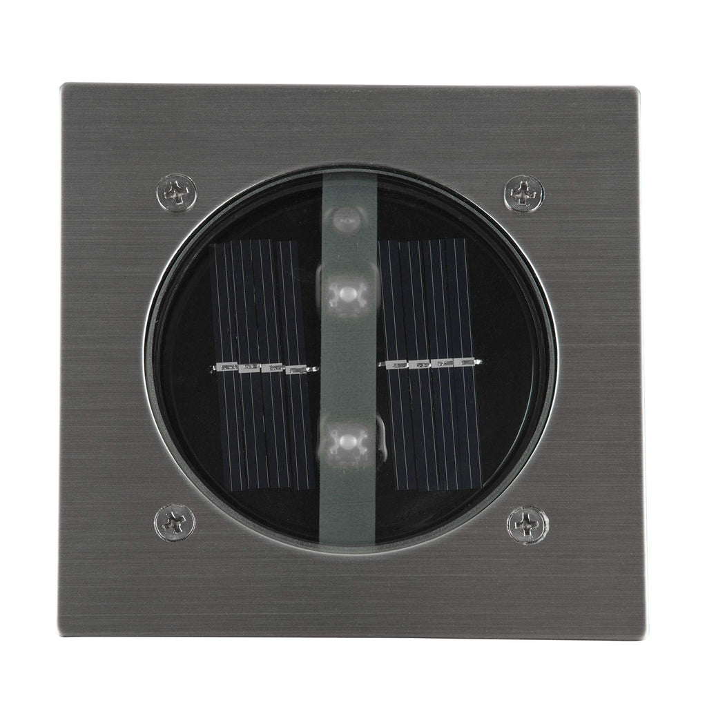 Smartwares Carlo Bodeneinbaustrahler - Solarbetrieben - Tag-/Nacht-Sensor, Silber