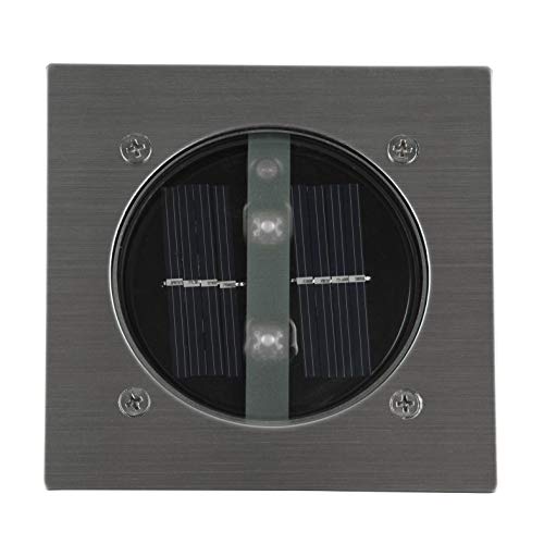 Smartwares Carlo Bodeneinbaustrahler - Solarbetrieben - Tag-/Nacht-Sensor, Silber