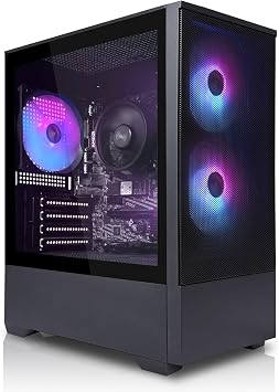 SYSTEMTREFF Basic Gaming PC - AMD Ryzen 5 PRO 5655G - 16GB RAM - 500GB M.2