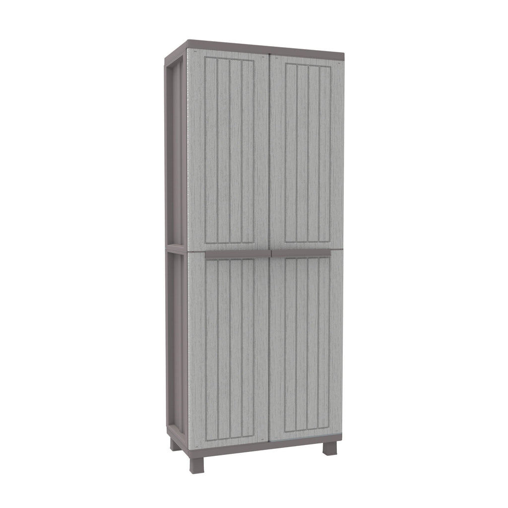 Terry Jwood 268, Schrank, 2 Türen, 3 Böden, Holz-Optik, 68x37,5x170 cm