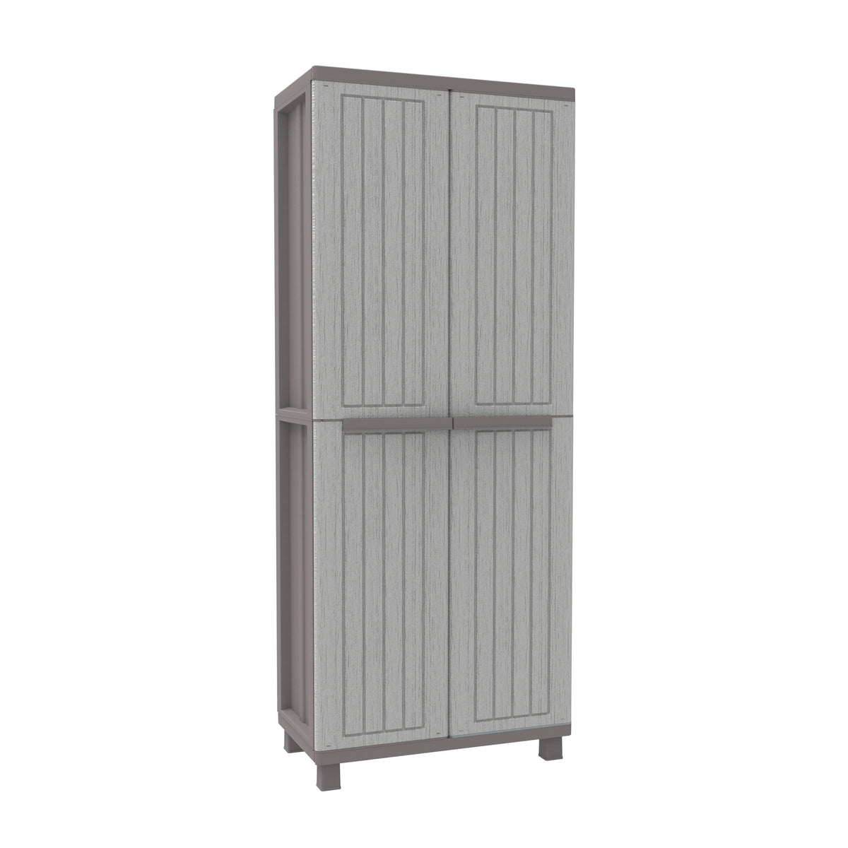 Terry Jwood 268, Schrank, 2 Türen, 3 Böden, Holz-Optik, 68x37,5x170 cm