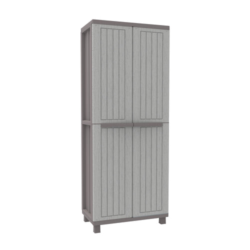 Terry Jwood 268, Schrank, 2 Türen, 3 Böden, Holz-Optik, 68x37,5x170 cm