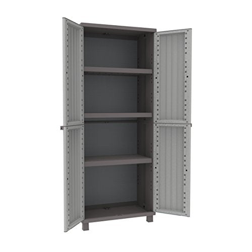Terry Jwood 268, Schrank, 2 Türen, 3 Böden, Holz-Optik, 68x37,5x170 cm