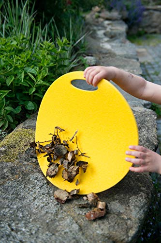 Set 5 x Schaumstoff Sitzkissen HELLGRÜN wasserdicht Sitzunterlage 350mm x 8mm Round Seat mit Griff für Outdoor Camping Konzerte Waldbühnen Kindergärten wasserdicht schmutzabweisend …