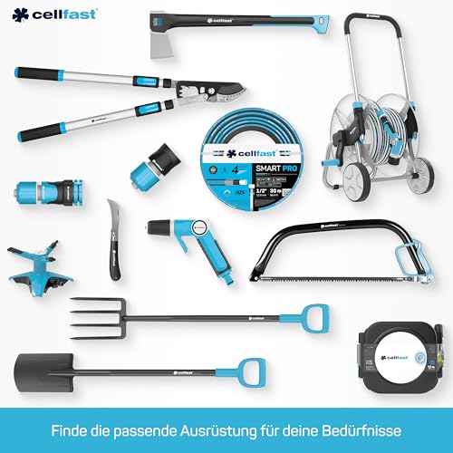 CELLFAST Gartenschlauch Sprüchschlauch Dreikanalbewässerungsschlauch Set Mit Verbindungsstücken Tropfschlauch Garn UV Beständig Perlschlauch Komplett Bewässerungssystem 1 2 Zoll 15 Meter Spring