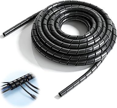 Kabelspirale 8mm x 12m Schwarz