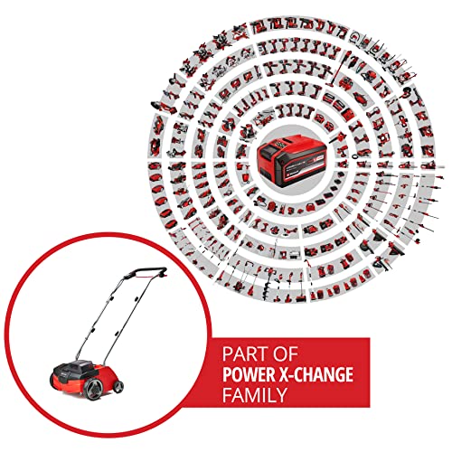 Einhell Akku-Vertikutierer-Lüfter GC-SC 36/31 Li-Solo Power X-Change (Lithium-Ionen, 36 V, 31 cm Arbeitsbreite, 3-in-1-Kombi, kugelgelagerte Messerwalze mit 8 Messern, ohne Akku und Ladegerät)