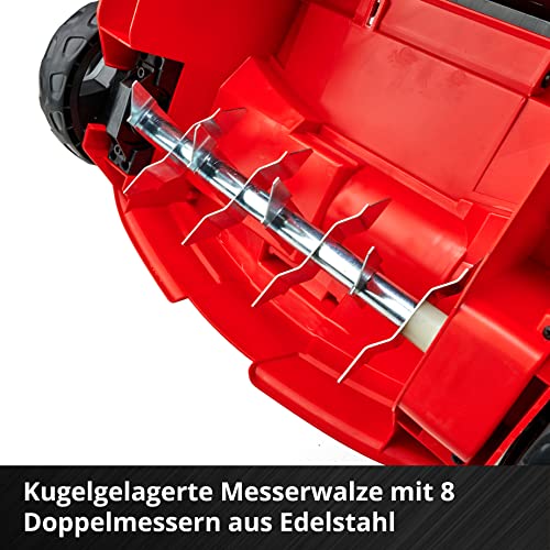 Einhell Akku-Vertikutierer-Lüfter GC-SC 36/31 Li-Solo Power X-Change (Lithium-Ionen, 36 V, 31 cm Arbeitsbreite, 3-in-1-Kombi, kugelgelagerte Messerwalze mit 8 Messern, ohne Akku und Ladegerät)