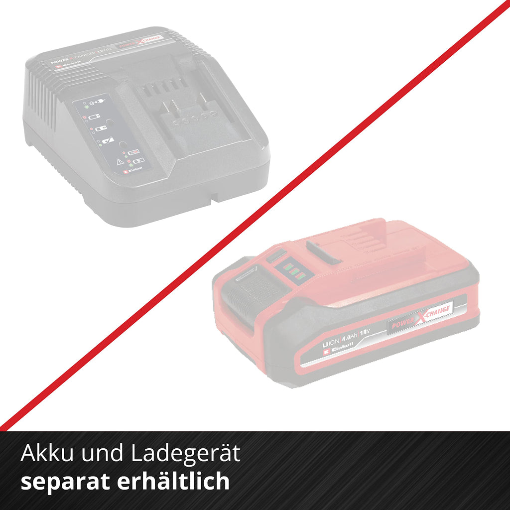 Einhell Akku-Vertikutierer-Lüfter GC-SC 36/31 Li-Solo Power X-Change (Lithium-Ionen, 36 V, 31 cm Arbeitsbreite, 3-in-1-Kombi, kugelgelagerte Messerwalze mit 8 Messern, ohne Akku und Ladegerät)