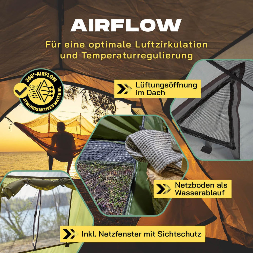 Lumaland Premium Duschzelt | Toilettenzelt für Indoor & Outdoor | Mobiles Umkleidezelt & Lagerzelt | Zelt für Tierfotografie | Ideal zum Campen, Festival & zum Angeln | Wasserdicht & Windfest
