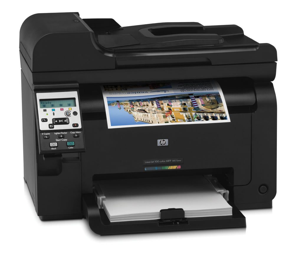 HP LaserJet Pro 100 Color MFP M175nw Multifunktionsgerät (Scanner, Kopierer, Drucker, Ethernet, WLAN, USB 2.0)
