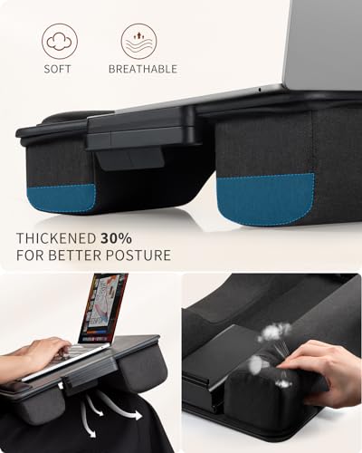 Saiji Laptopkissen für Schoß – Lapdesk verbesserter Handgelenkstütze