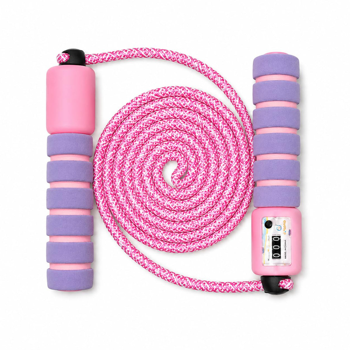 Springseil Speed Rope mit Zähler,Springseil Boxen,Springseil Sport,Sprungseil Verstellbares Fitness Speed Rope Seilspringen,Mit Komfortablen & Anti-Rutsch Griffen