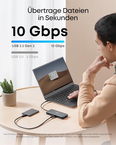 Anker 555 USB-C Docking Hub (8-in-1) PowerExpand Adapter, 4K 60Hz HDMI
