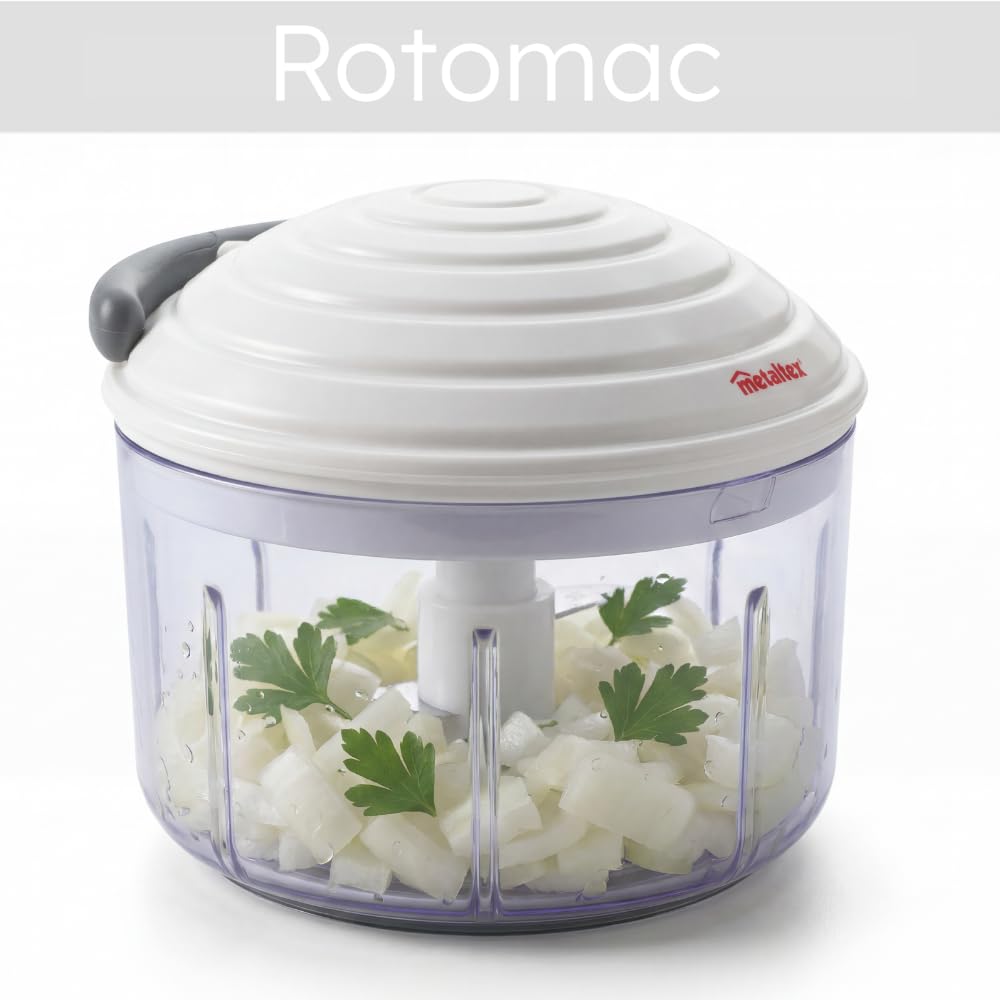 Metaltex 251680084 Rotomac Zerkleinerer, Weiß