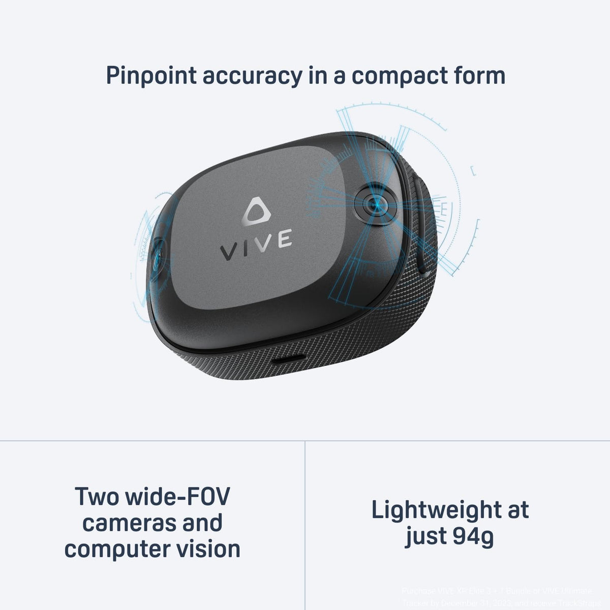 VIVE Ultimate Tracker 3 Paket + Dongle - Full-Body-Tracking für VR