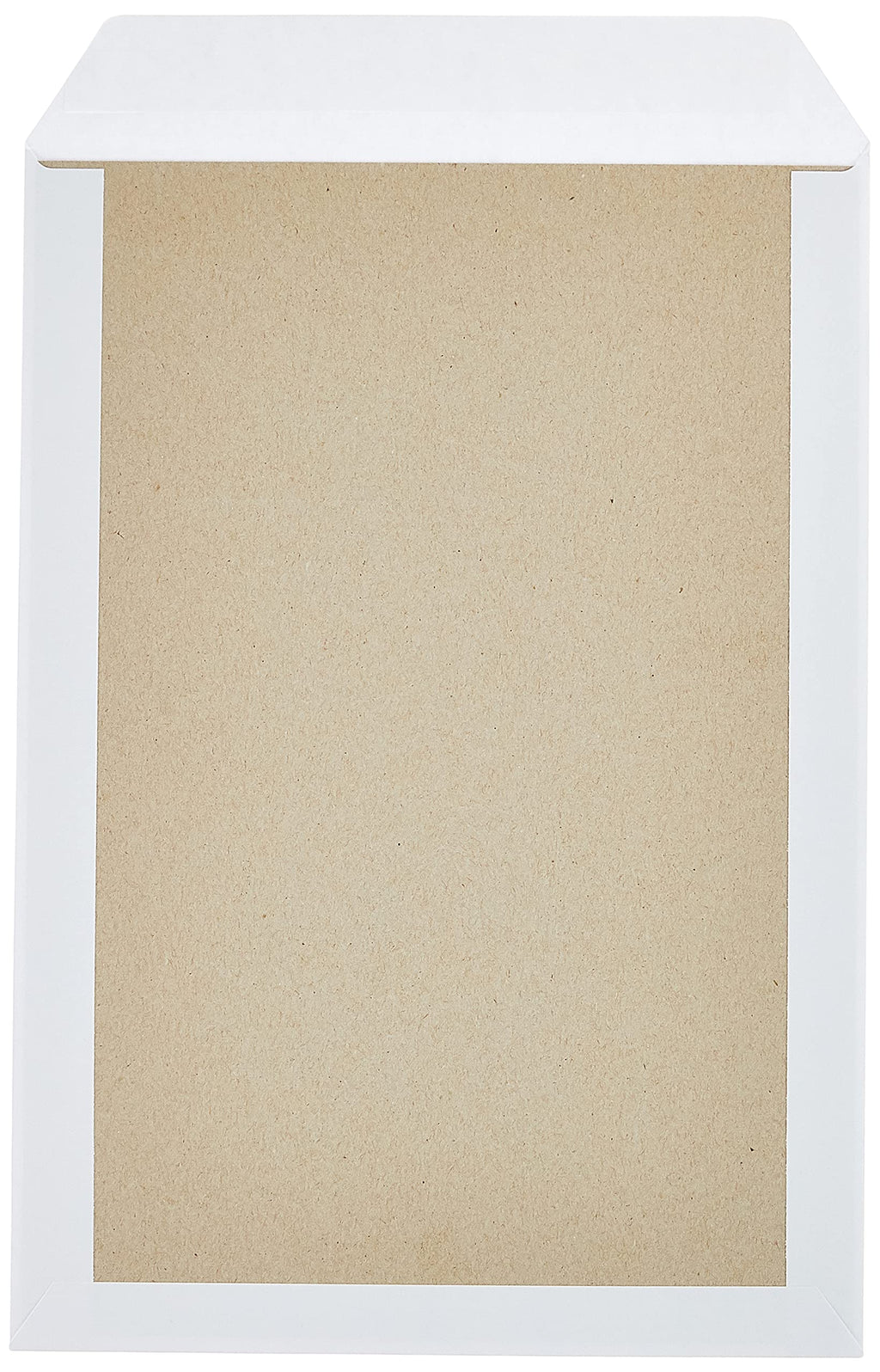 Herlitz 10901049 Versandtasche B4 mit Papprückwand,weiß, 10 Stück eingeschweißt mit Haftklebung (10)