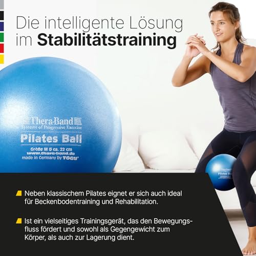 THERABAND Pilates Ball | Gymnastikball klein für Pilates