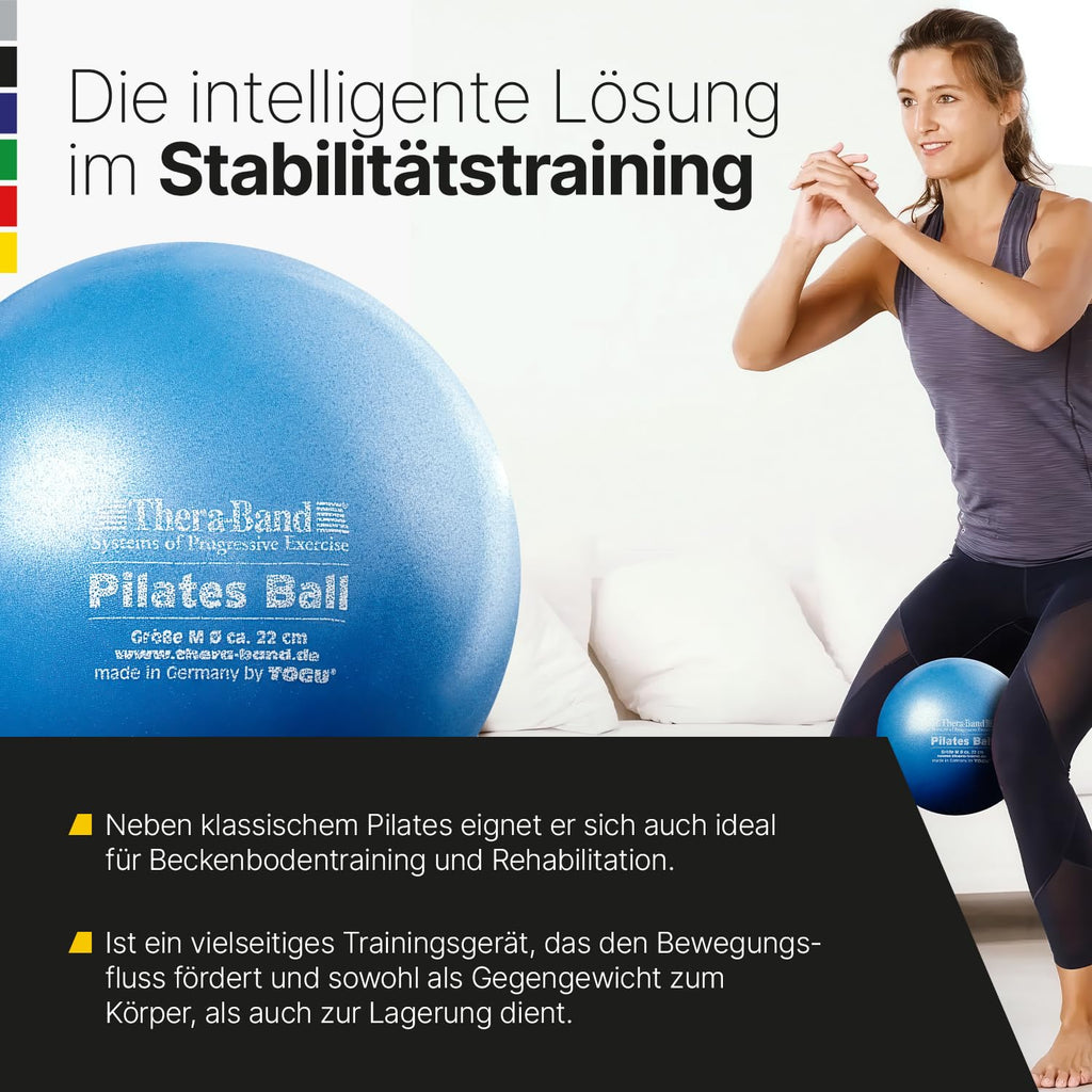 THERABAND Pilates Ball | Gymnastikball klein für Pilates