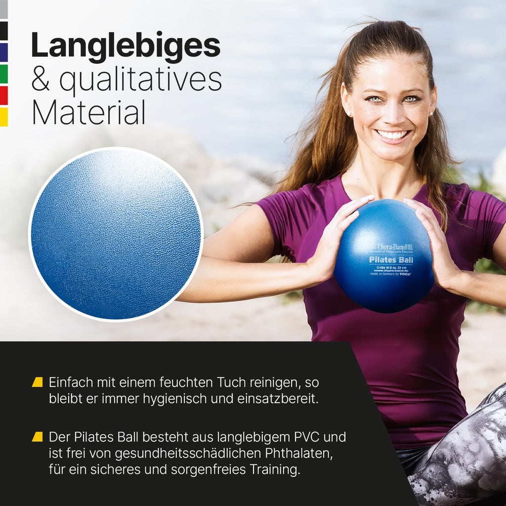 THERABAND Pilates Ball | Gymnastikball klein für Pilates