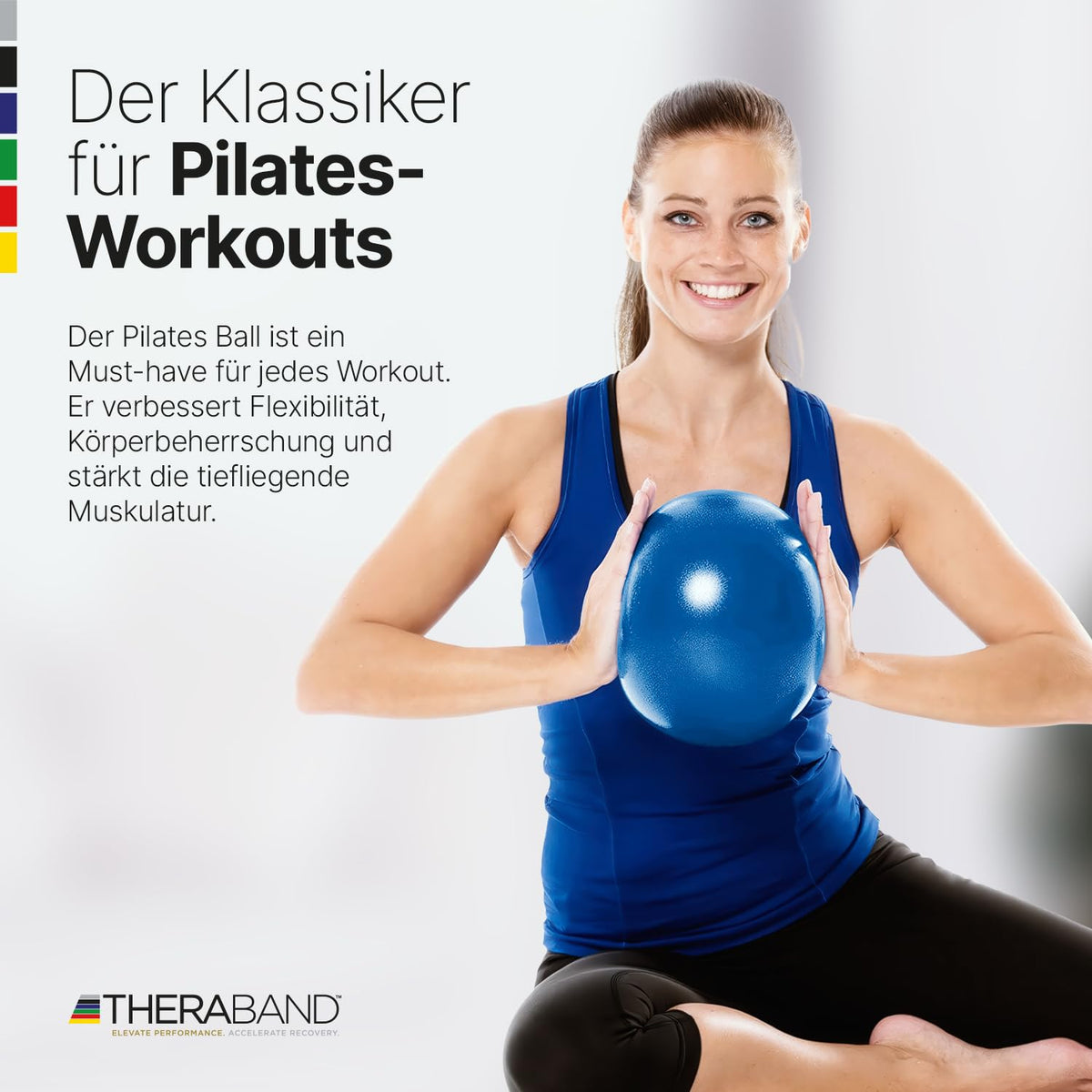 THERABAND Pilates Ball | Gymnastikball klein für Pilates
