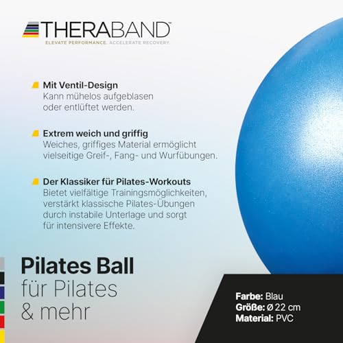 THERABAND Pilates Ball | Gymnastikball klein für Pilates